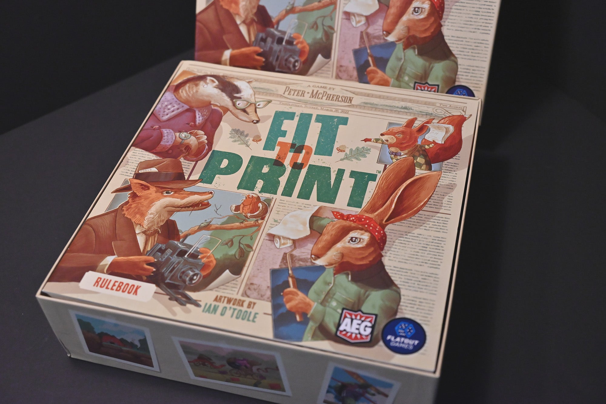 Fit to Print: Organizer - 【烏鴉盒子】號外!動物日報 桌遊收納盒